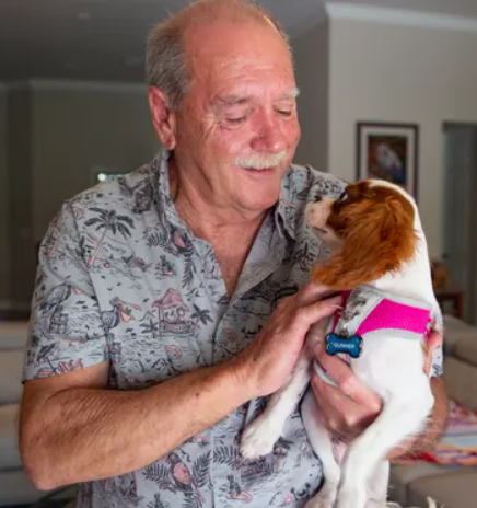 A Florida man rescued his pet dog from a small alligator