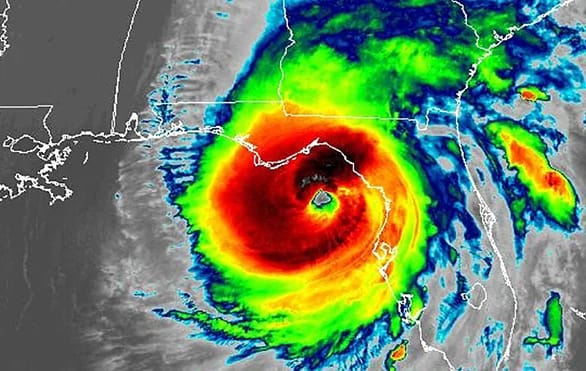 Hurricane Helene landfall at Cat 4 140mph winds, Tampa Bay sees historic surge flooding